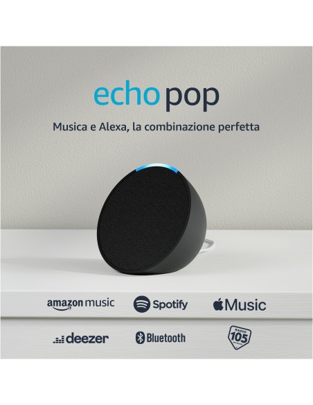 AMAZON ECHO POP ANTRACITE SMART SPEAKER