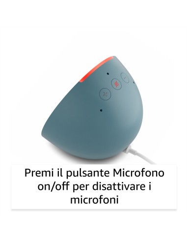 AMAZON ECHO POP BIANCO GHIACCIO SMART SPEAKER