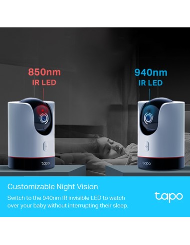 TPLINK TAPO C225 IP CAM WIFI 2K PER INTERNI STORAGE PET/VEHICLE/SOUND