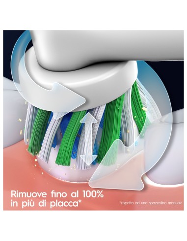 ORAL B POWER PRO1 CRS BK+1REF      RIMOTORE DI PLACCA