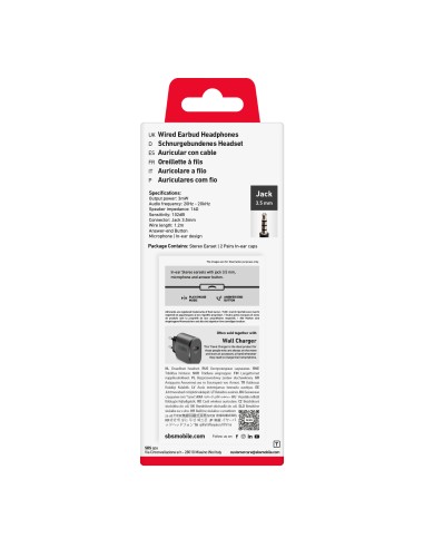 SBS TEMETALINEARK AURICOLARE IN-EAR MIX40 NERO