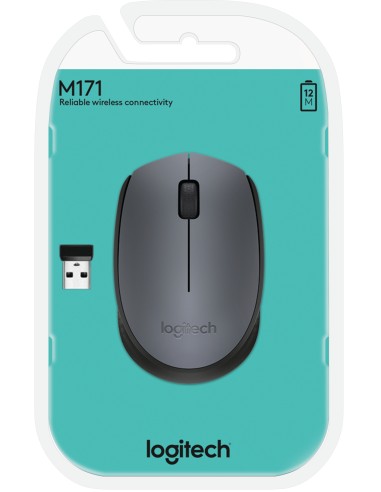 LOGITECH M171 NERO MOUSE WIRELESS 1000DPI 70,5G