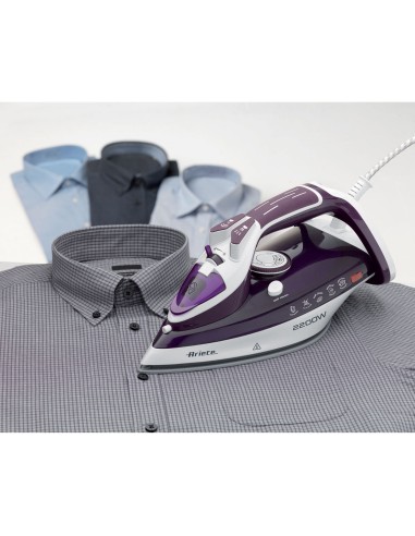 FERRI DA STIRO A VAPORE: vendita online ARIETE 6243 FERRO A VAPORE 2200 WATT VIOLA in offerta