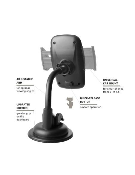 SBS TE0UCH20W SUPPORTO AUTO ORIENTABILE A VENTOSA