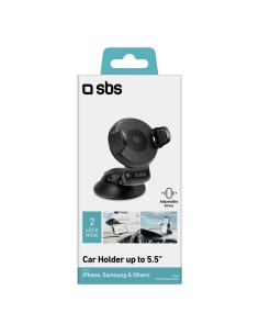 SBS TESUPUNIONETOUCH SUPPORTO AUTO VENTOSA/PULSANT