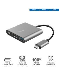 TRUST 23772 DALYX 3-IN-1 USB-C ADAPTER
