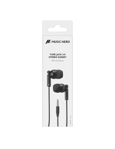 SBS MHINEARK AURICOLARI CON FILO MICROFONO JACK 3,5 MM NERO