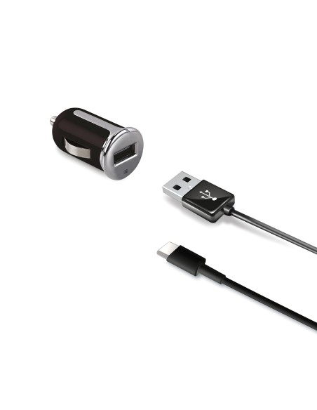CELLY CCUSBTYPEC CARICAB.AUTO USB 1A CAVO USB-C NERO