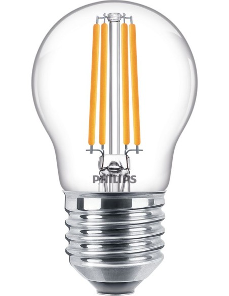 PHILIPS 762315 LED E27 6,5W/60W 2700K 806LM SFERA FILAMENTO