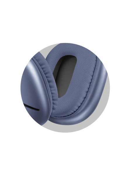 KARMA ALAM B CUFFIA BLUETOOTH 5.3 USB-C/JACK 3,5"/SLOT MICROSD BLU