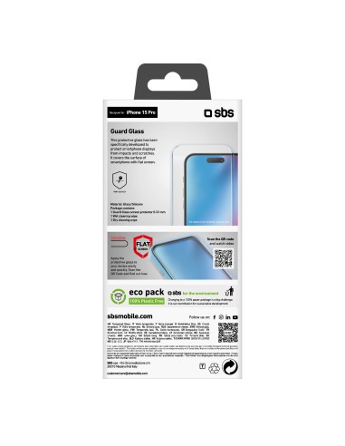 SBS TESCRGLIP1561P IPHONE 15 PRO VETRO TEMPERATO