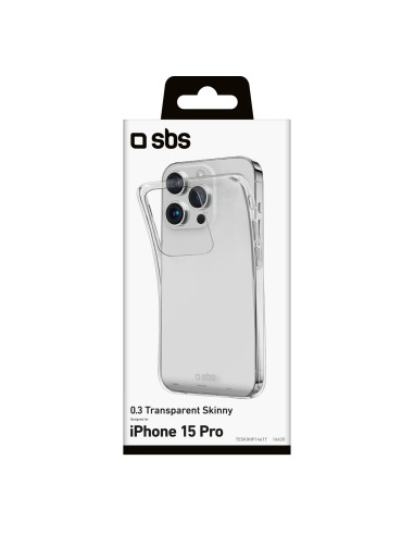 SBS TESKINIP1561PT IPHONE 15 PRO COVER SKINNY TRASPARENTE
