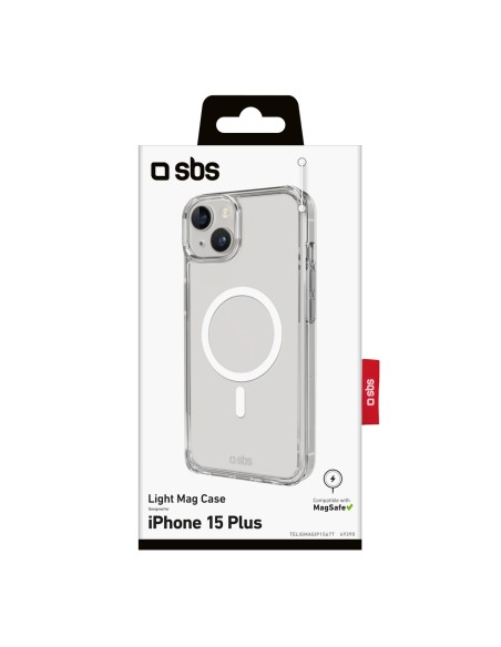SBS TELIGMAGIP1567T IPHONE 15 PLUS COVER LIGHT MAGSAFE TRASPARENTE