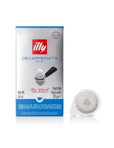 CAPSULE CAFFE': vendita online ILLY 7997/A231 DECAFFEINATO CIALDE 18 PZ in offerta