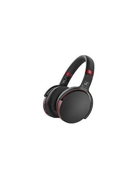 CUFFIE WIRELESS: vendita online SENNHEISER HD458BT CUFFIA BLUETOOTH 5.0 ANC NERO/ROSSO in offerta