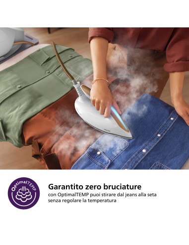 PHILIPS PSG7040/10 FERRO A CALDAIA 2100W 8BAR VAPORE CONTINUO 120GR/M.