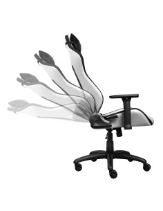 TRUST 25065 GXT 714W RUYA SEDIA GAMING BIANCO/NERO 2