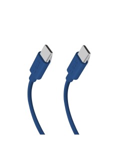 SBS TECABLETISSUETCCB CAVO IN TESSUTO USB-C/USB-C 1,5M BLU