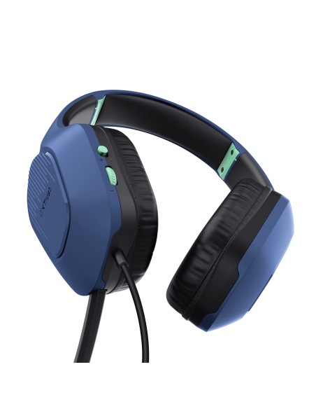TRUST 24991 GXT 415B ZIROX BLU GAMING CUFFIA PC/CONSOLE JACK 3,5"