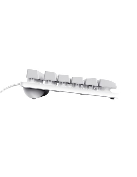 TRUST 24738 GXT 833W THADO BIANCO GAMING TASTIERA ILLUMINATA COMPATTA