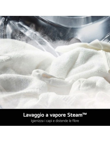 LG F2R3S09NSWB LVB A-10% 9KG 1200G SNELLA AIDD INVERTER VAPORE IGIEN.