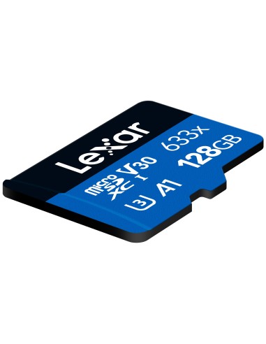 LEXAR MICROSD 128GB 633X MOBILE LETT.100MB/S - SCRITT.45MB/S ADATT.SD