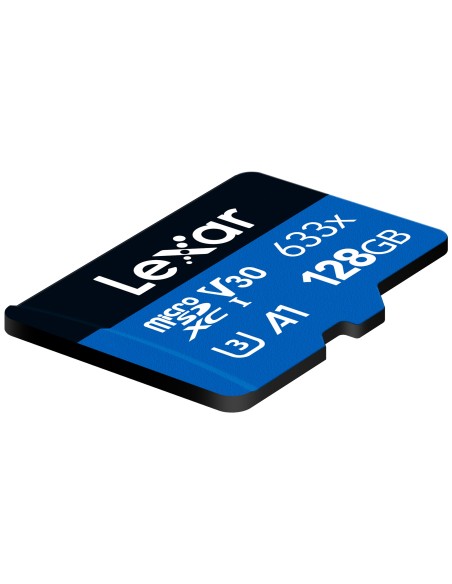 LEXAR MICROSD 128GB 633X MOBILE LETT.100MB/S - SCRITT.45MB/S ADATT.SD