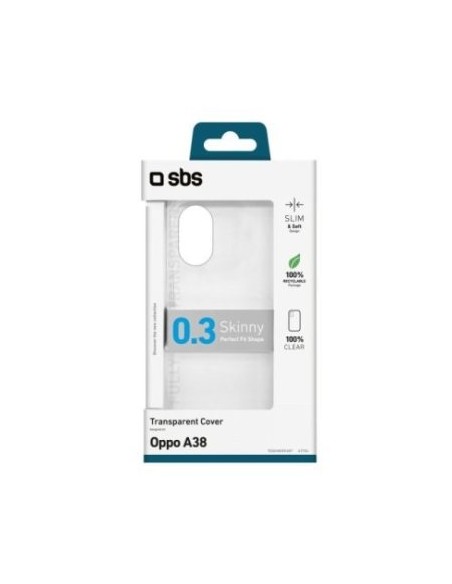 SBS TESKINOPA38T OPPO A38 COVER IN GOMMA TRASPARENTE