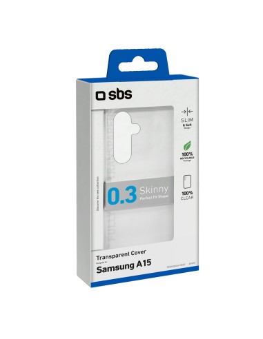 SBS TESKINSAA155GT SAMSUNG  A15 COVER IN GOMMA TRASPARENTE
