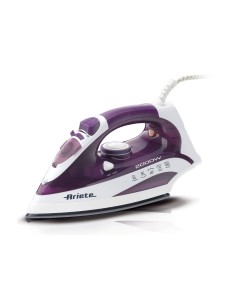 ARIETE 6235 FERRO A VAPORE 2000 W  300ML VIOLA PIASTRA IN CERAMICA 2