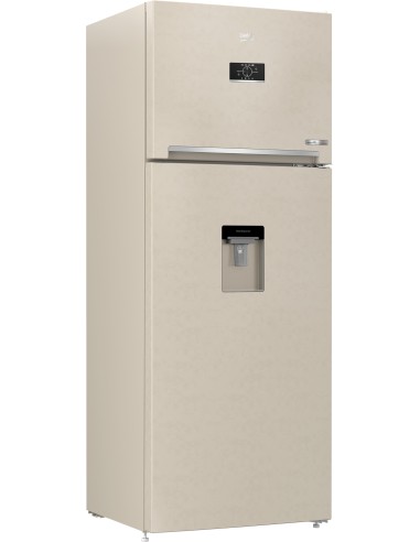 BEKO RDNE455E40DBN FRIGO D.P. E NF 406LT SABBIA H185 L70 DISPENSER