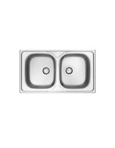 GLEMGAS L286X3 LAV. 86X50 INOX 2V (NO GOCC.)
