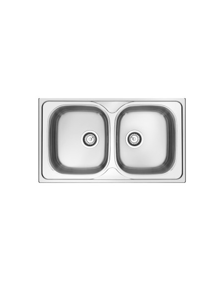 GLEMGAS L286X3 LAV. 86X50 INOX 2V (NO GOCC.)