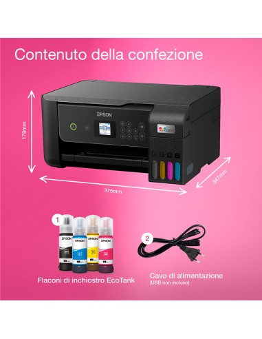 EPSON ET-2875 STAMPANTE AIO ECOTANKCOLOR 3IN1 - WIFI