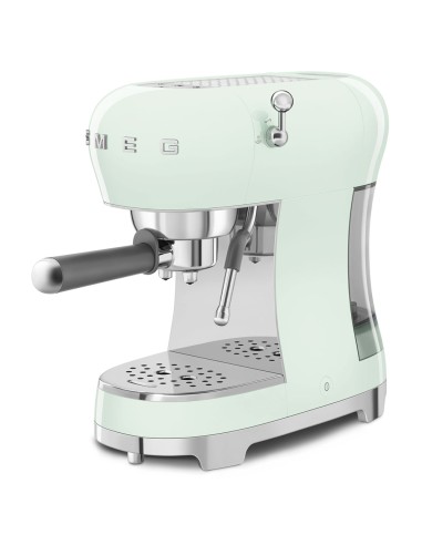 MACCHINE CAFFE' ESPRESSO: vendita online SMEG ECF02PGEU MACCHINA DA CAFFE' ESPRESSO MANUALE VERDE PASTELLO in offerta