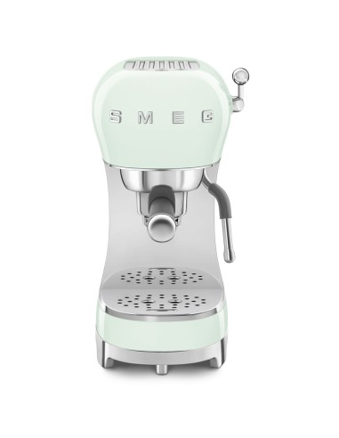 MACCHINE CAFFE' ESPRESSO: vendita online SMEG ECF02PGEU MACCHINA DA CAFFE' ESPRESSO MANUALE VERDE PASTELLO in offerta