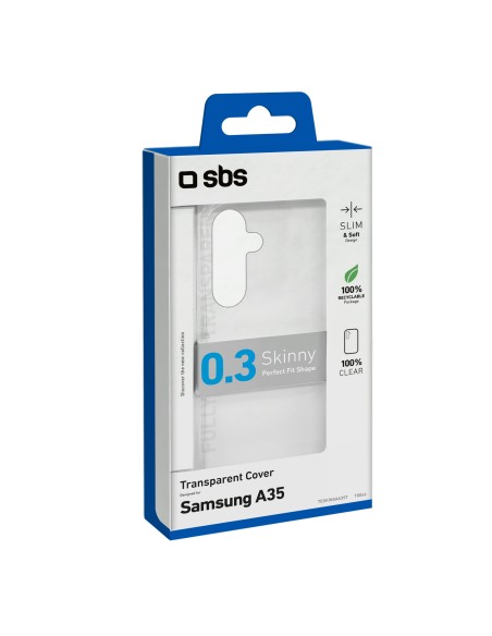 SBS TESKINSAA35T SAMSUNG A35 COVER IN GOMMA TRASPARENTE