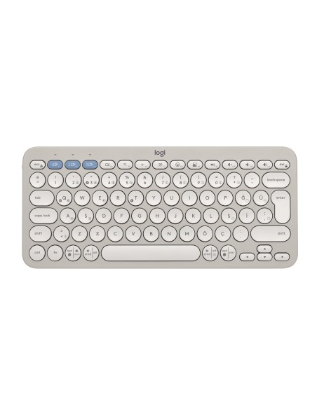 LOGITECH K380S BIANCO PEBBLE 2 TASTIERA BLUETOOTH MULTI DEVICE