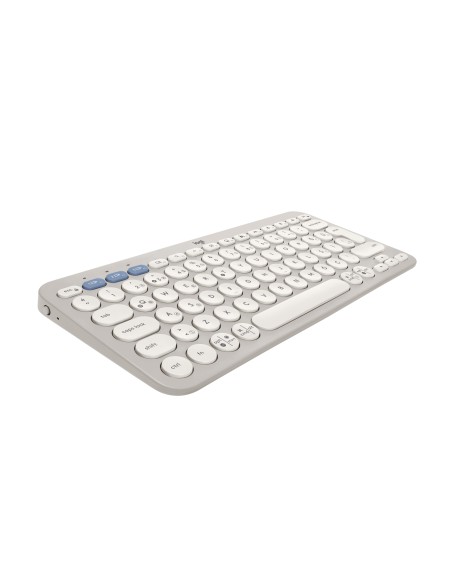 LOGITECH K380S BIANCO PEBBLE 2 TASTIERA BLUETOOTH MULTI DEVICE