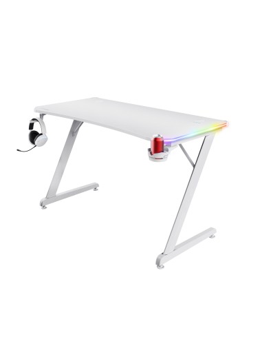 TRUST 25328 GXT 709W LUMINUS BIANCO RGB SCRIVANIA GAMING