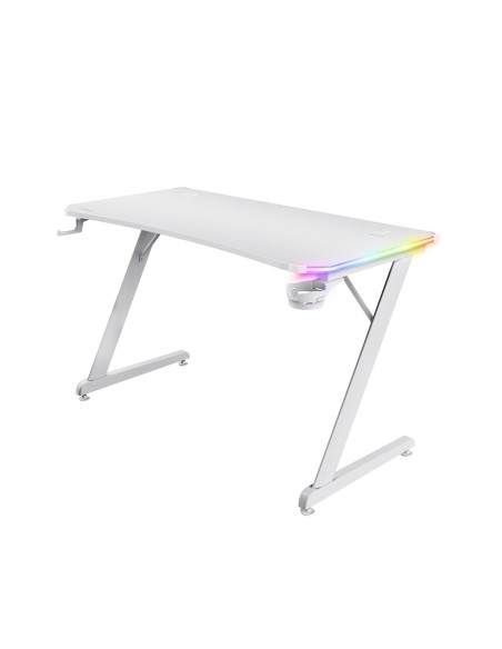 TRUST 25328 GXT 709W LUMINUS BIANCO RGB SCRIVANIA GAMING