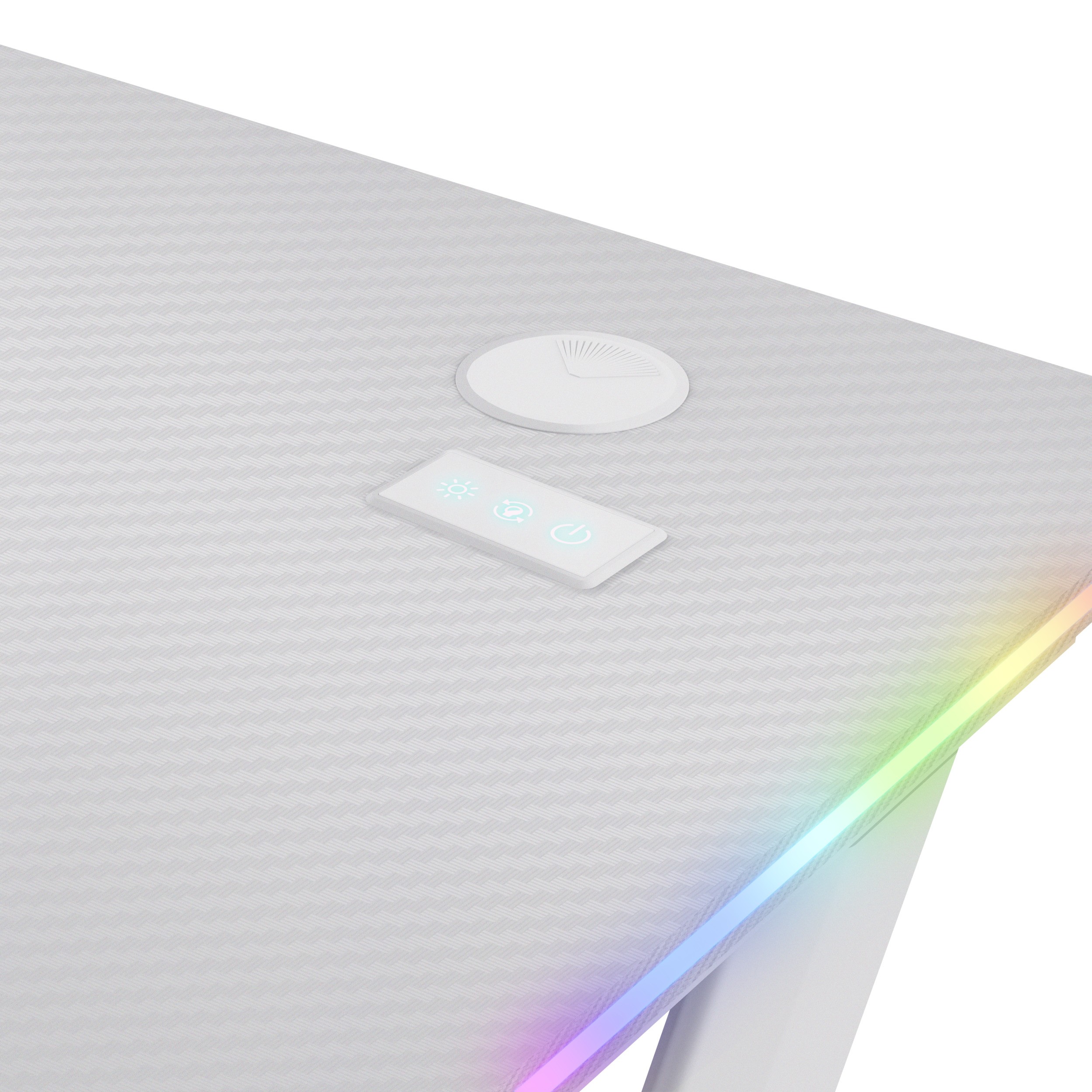 TRUST 25328 GXT 709W LUMINUS BIANCO RGB SCRIVANIA GAMING 120X60X74