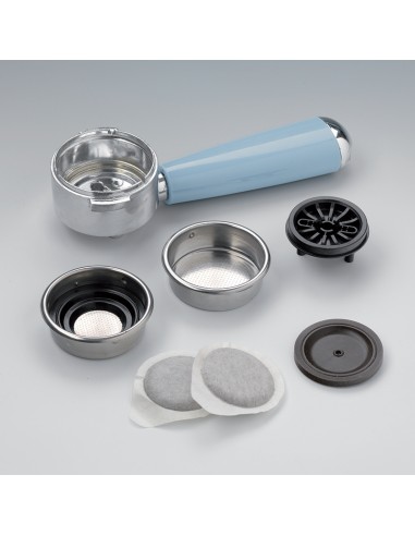 MACCHINE CAFFE' ESPRESSO: vendita online ARIETE 1389/1 ESPRESSO VINTAGE   CELESTE in offerta