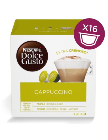 CAPSULE CAFFE': vendita online NESTLE NESC. DOLCE GUSTO CAPPUCCINO 16 CAPSULE in offerta
