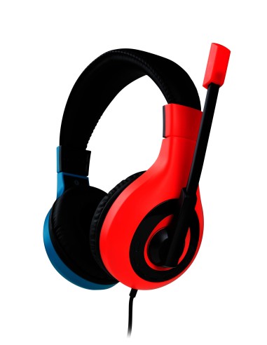 BIGBEN SWITCH CUFFIE STEREO V1 BIC OLORE ROSSO/BLU