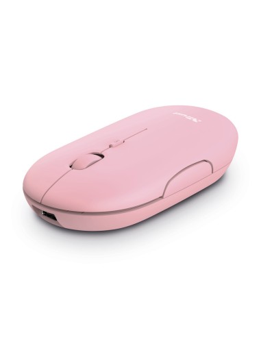 TRUST 24125 PUCK RECHARGEABLE BLUETOOTH PINK WIRELESS MOUSE