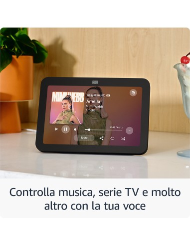 AMAZON ECHO SHOW 8 3GEN ANTRACITE HD SMART SCREEN SPEAKER