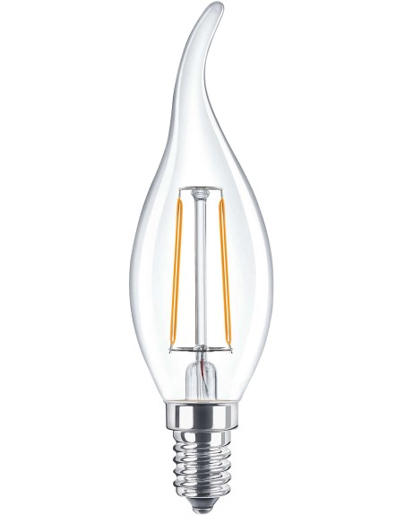 NOVALINE LFV20 LED FILAMENTO E14   2W/20W 200LM 2700K COLPO DI VENTO