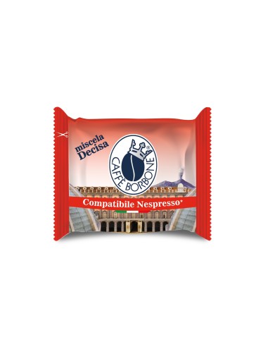 CAPSULE CAFFE': vendita online BORBONE PALAZZO DECISA COMP. NESPRESSO 50 PZ. REBNERAPALAZDEC050N in offerta