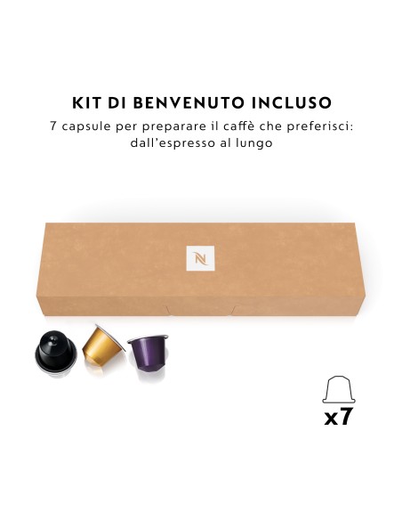 MACCHINE CAFFE' ESPRESSO: vendita online DE LONGHI EN85B MACCHINA CAFFE'  NESPRESSO ESSENZA MINI NERA in offerta